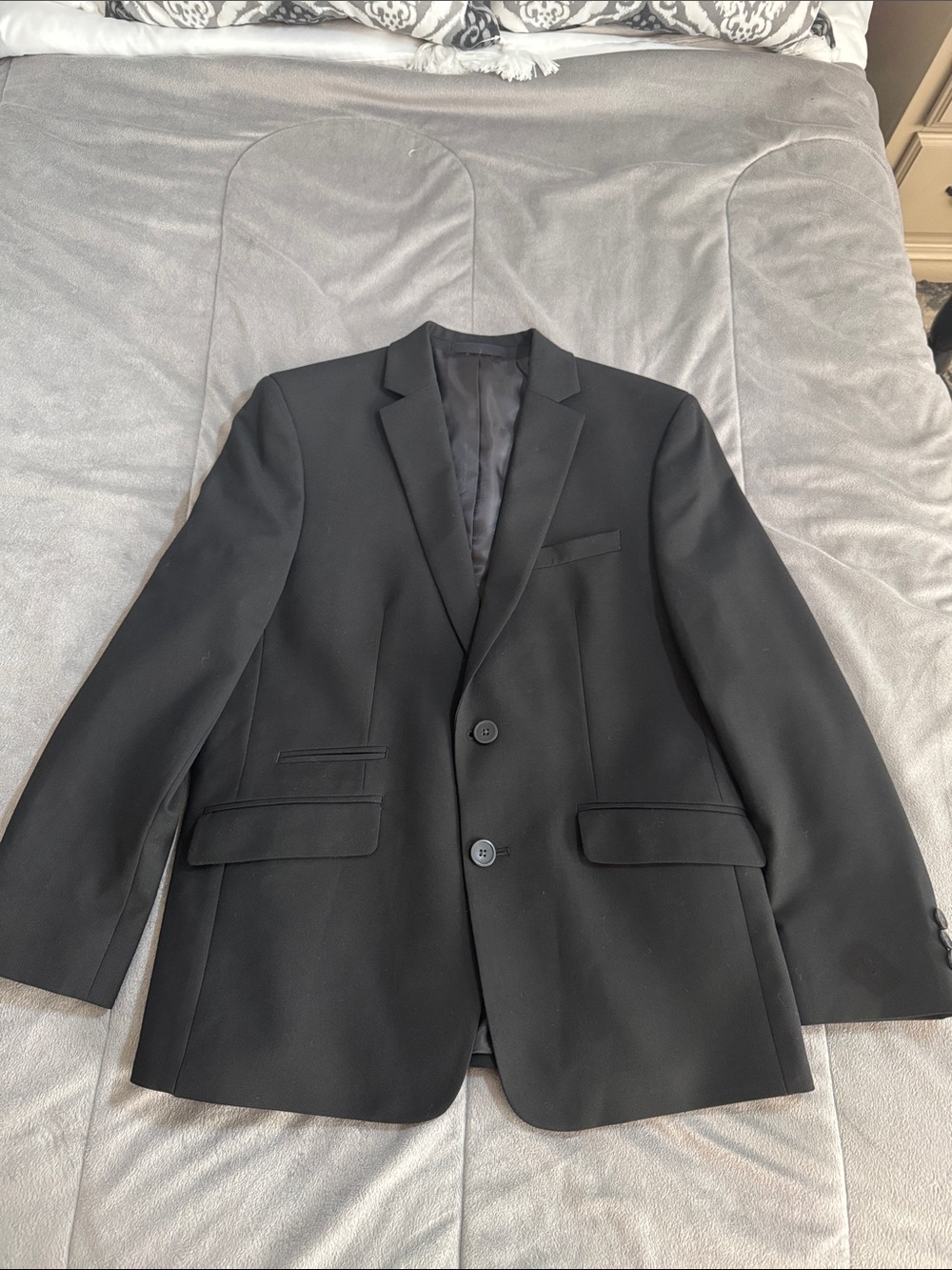 Andrew Marc Marc NY  Black Two-Button formal Sport Coat tux blazer boys sz 14 H